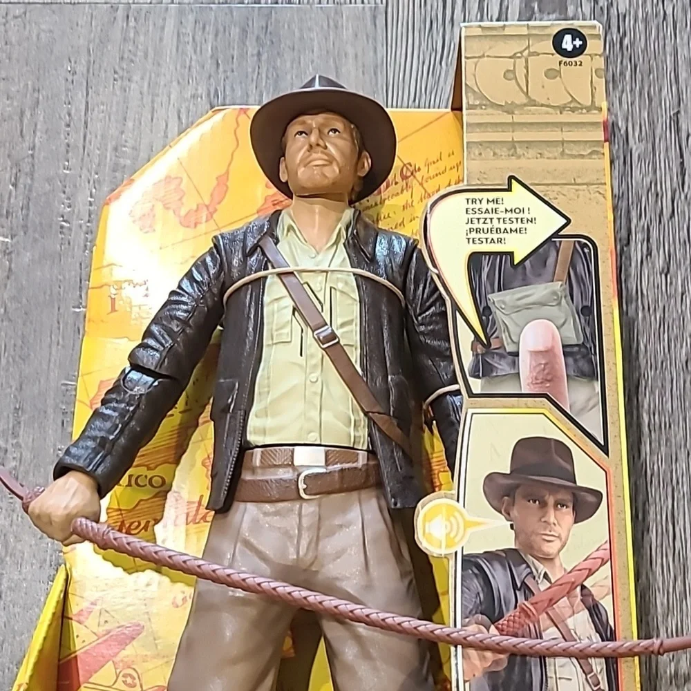 Indiana Jones Action Figure with Whip & Sounds & Phrases